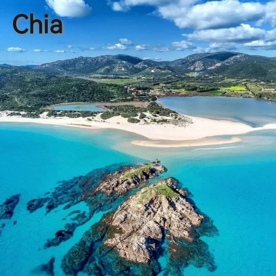 Casa Vacanze Richi&Michi Chia Villa ภายนอก รูปภาพ